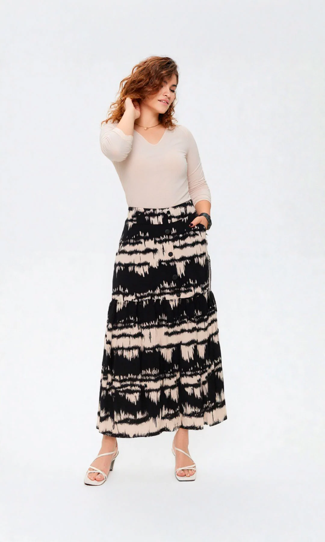 Falda mujer estampada - Imagen 5