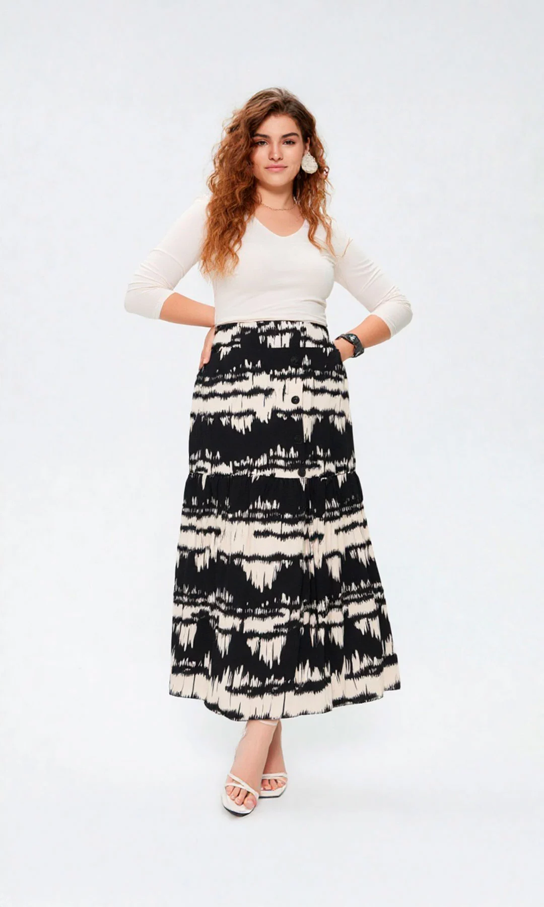 Falda mujer estampada - Imagen 6