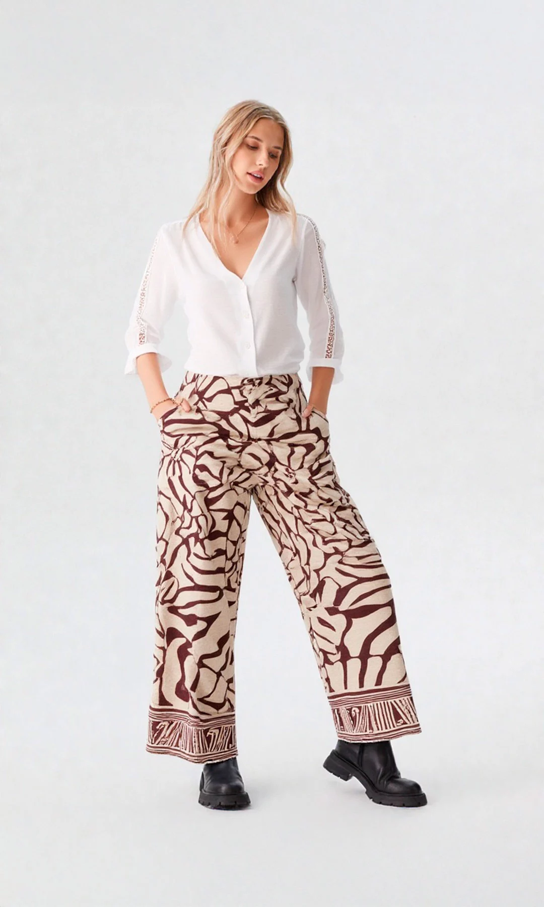 Capri mujer estampado