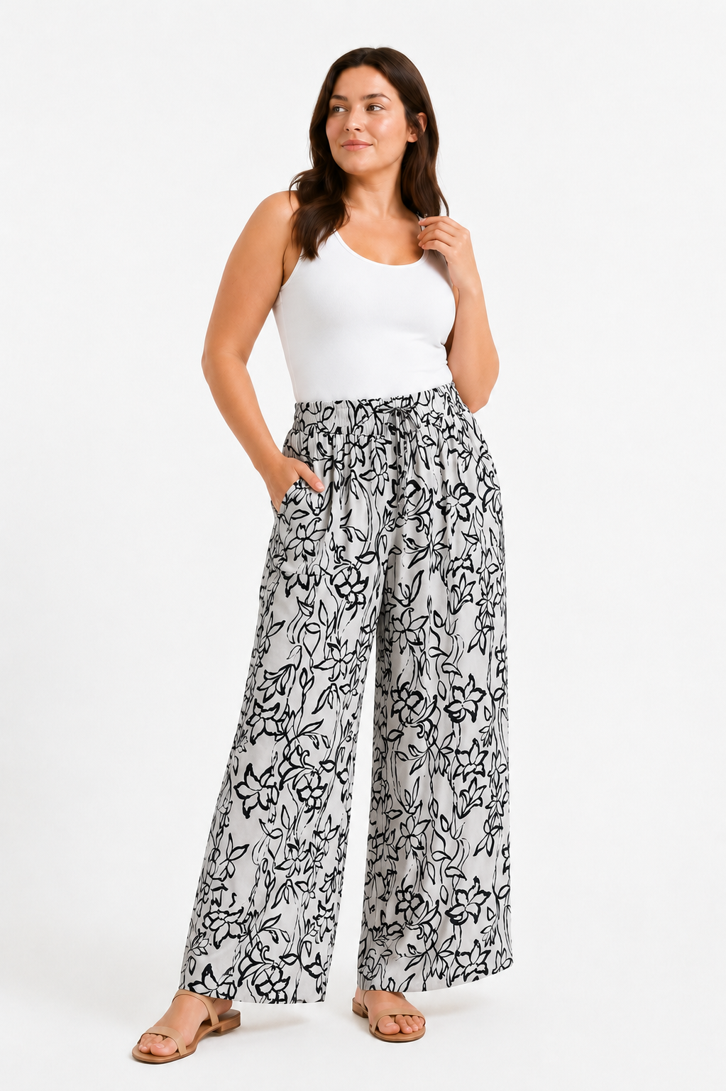 Pantalón mujer estampado - Imagen 4