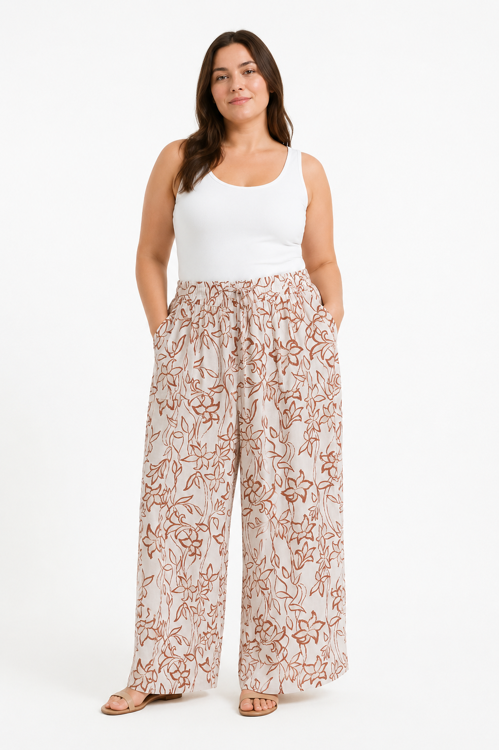 Pantalón mujer estampado