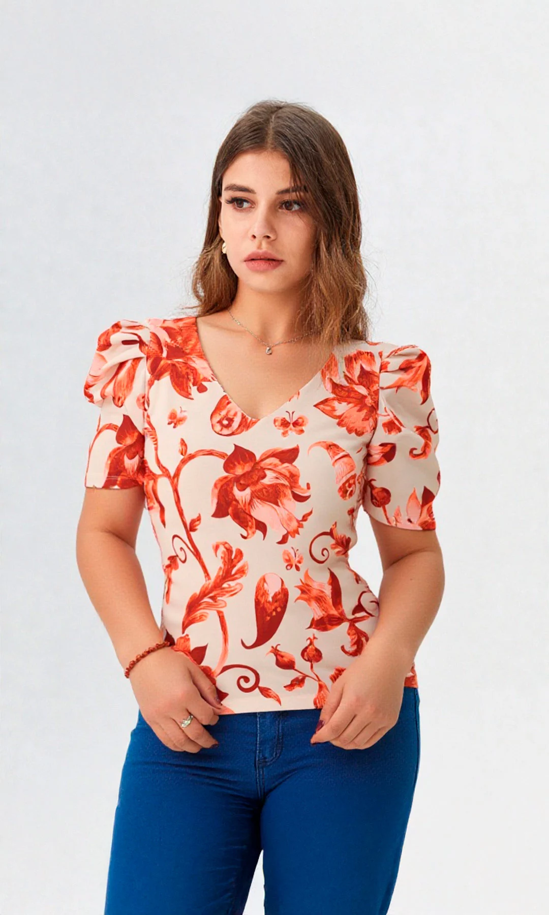 Camiseta mujer manga corta estampada - Imagen 4