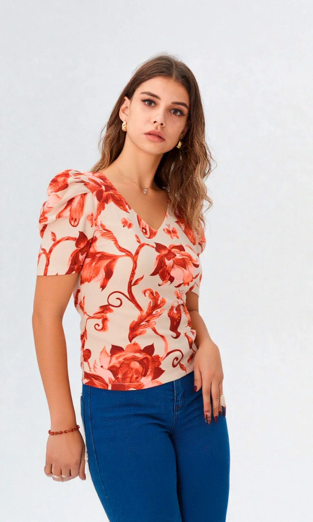 Camiseta mujer manga corta estampada - Imagen 5