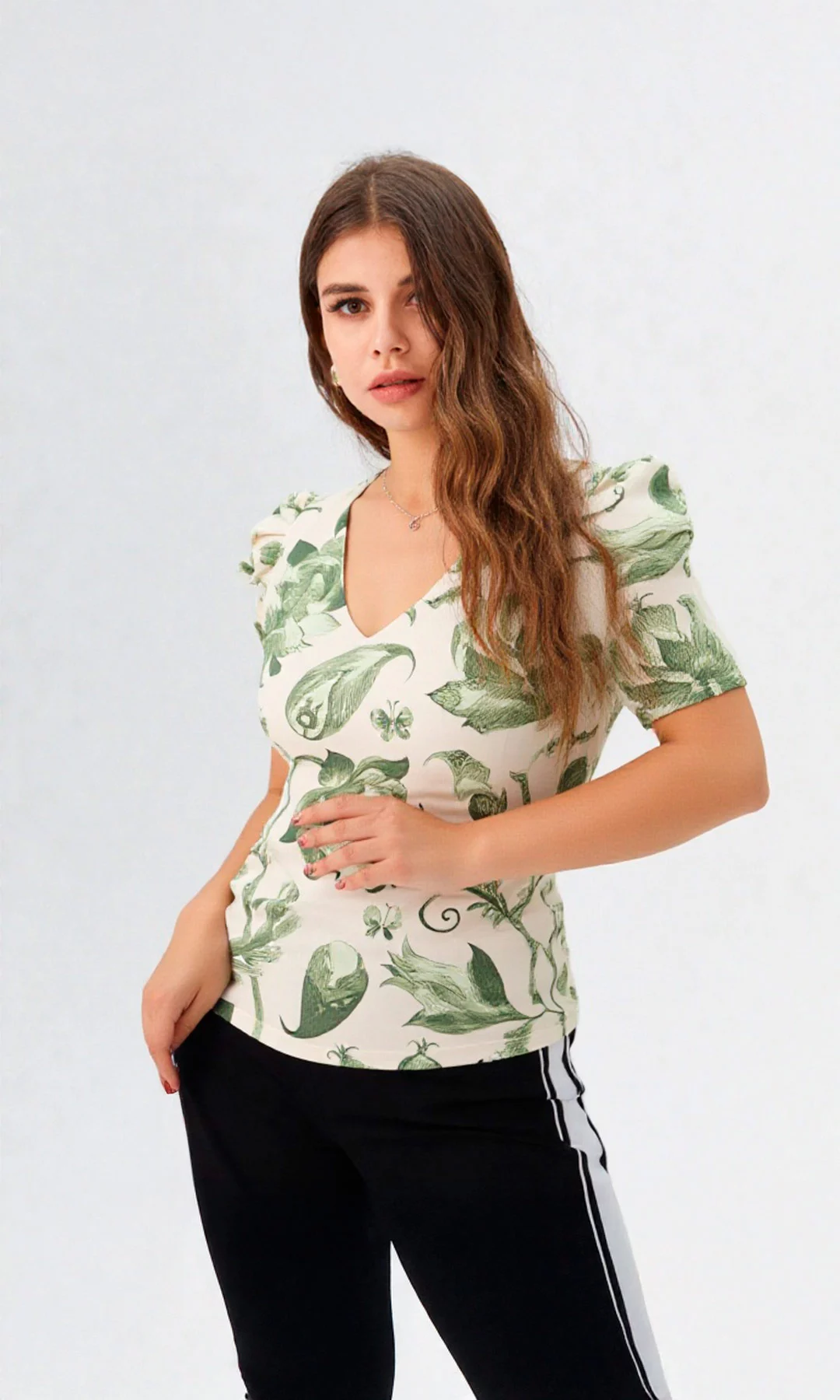 Camiseta mujer manga corta estampada - Imagen 2