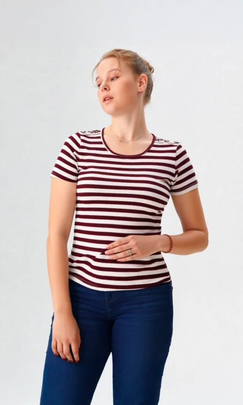 Camiseta mujer rayas