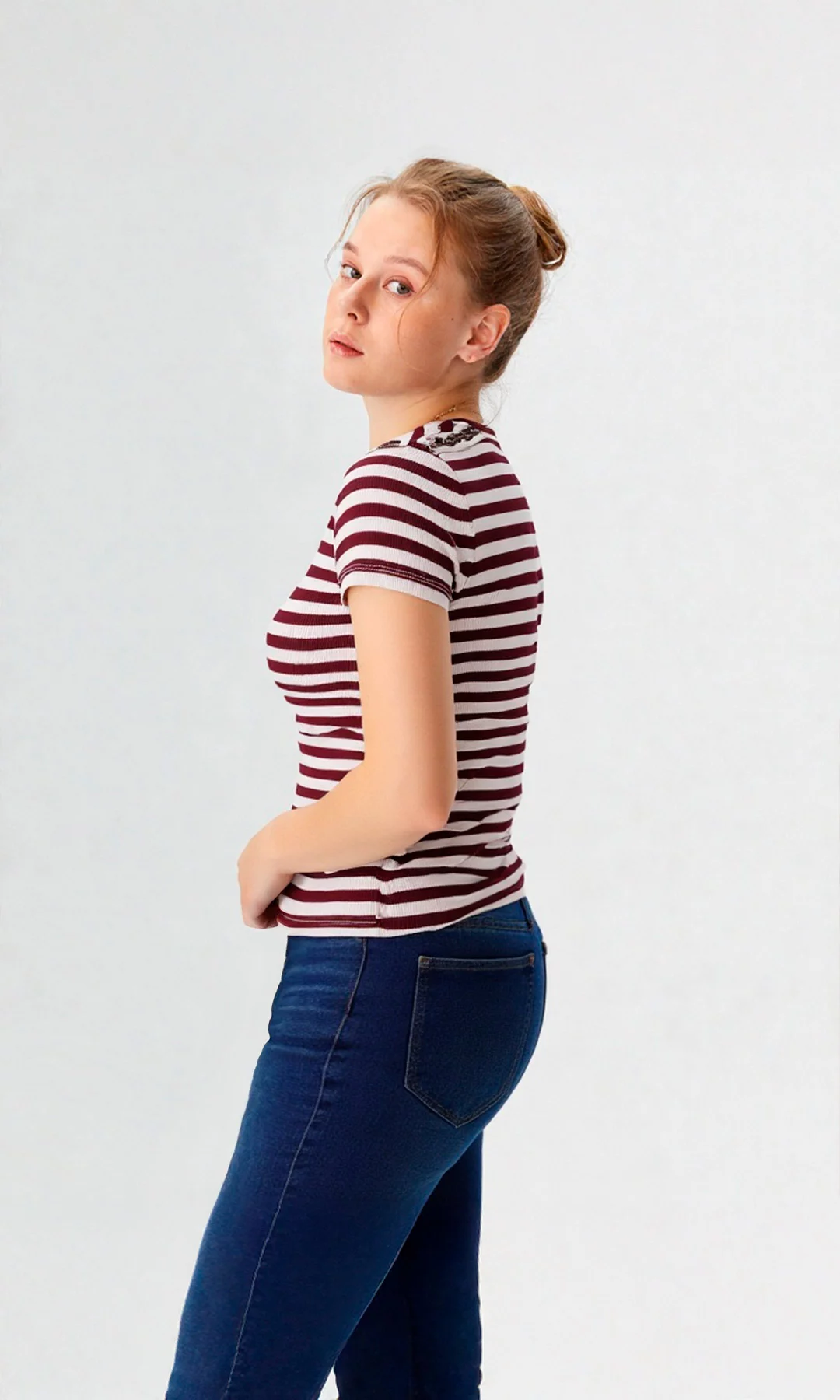 Camiseta mujer rayas - Imagen 2