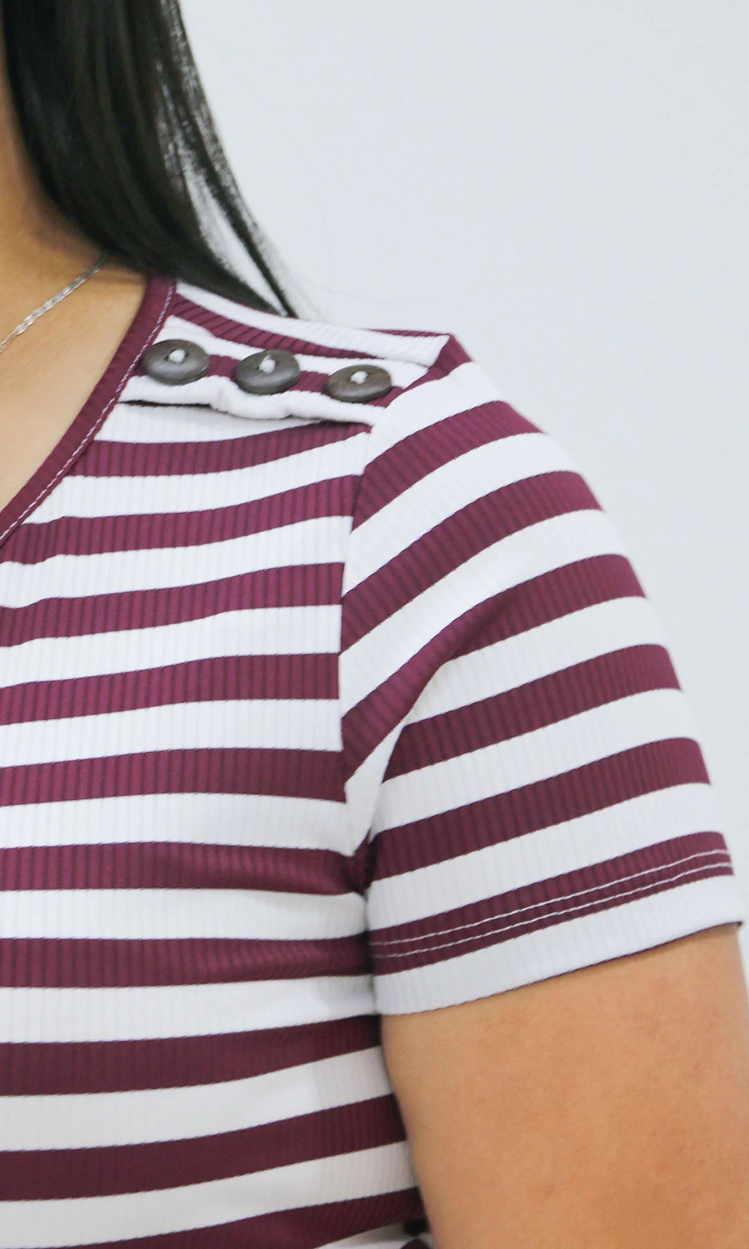 Camiseta mujer rayas - Imagen 3