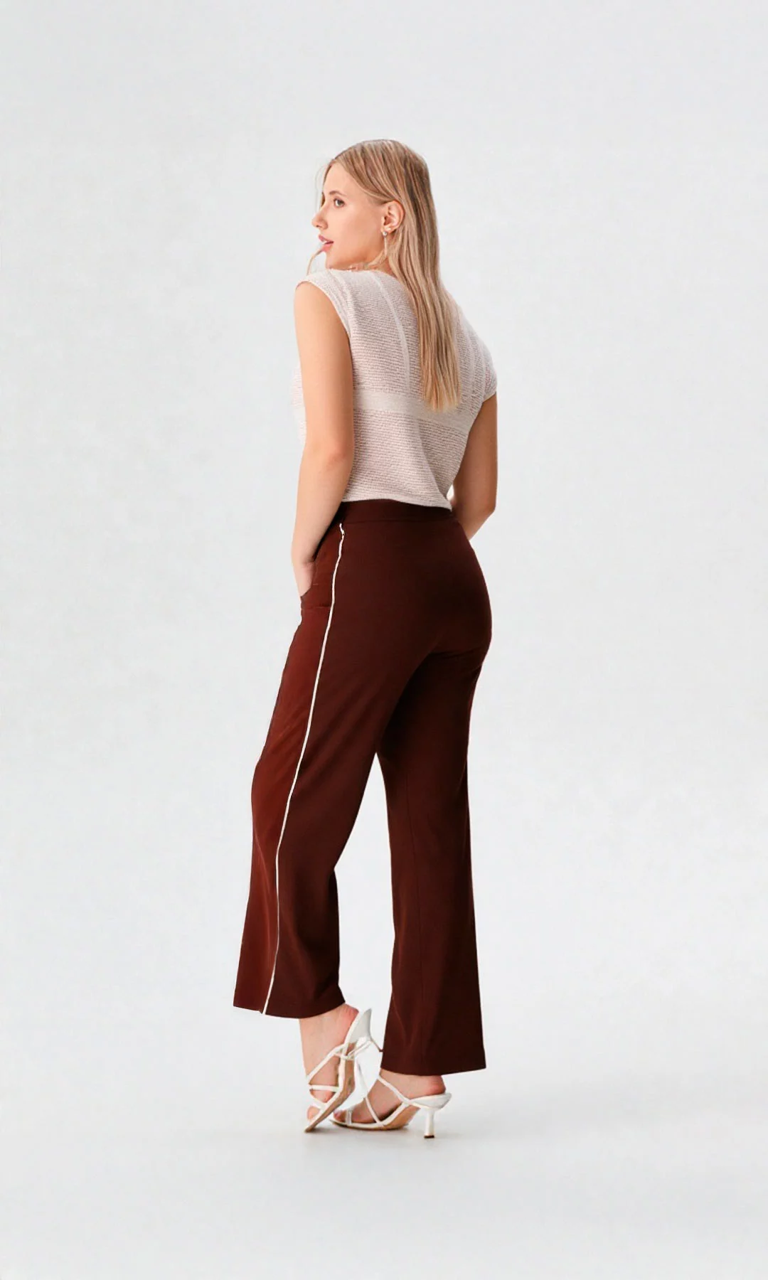 Pantalón mujer unicolor - Imagen 10