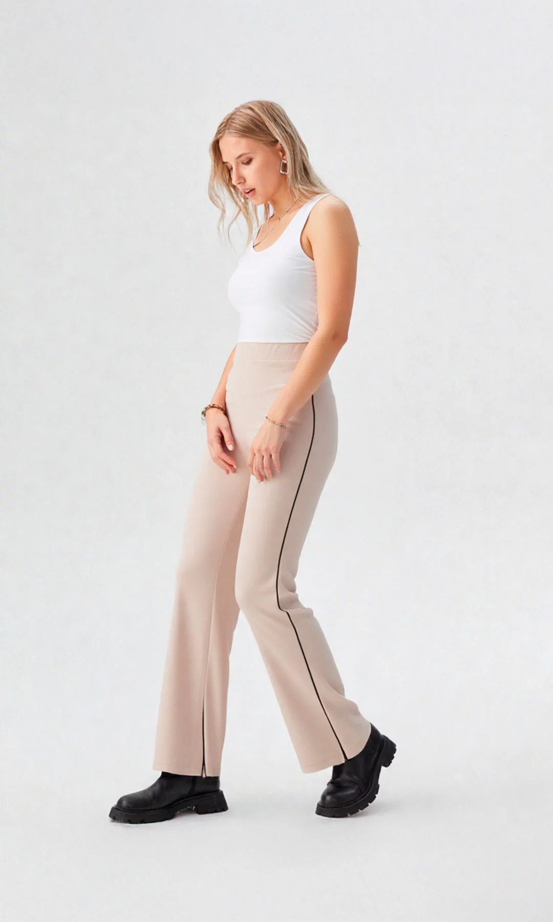 Pantalón mujer unicolor - Imagen 6