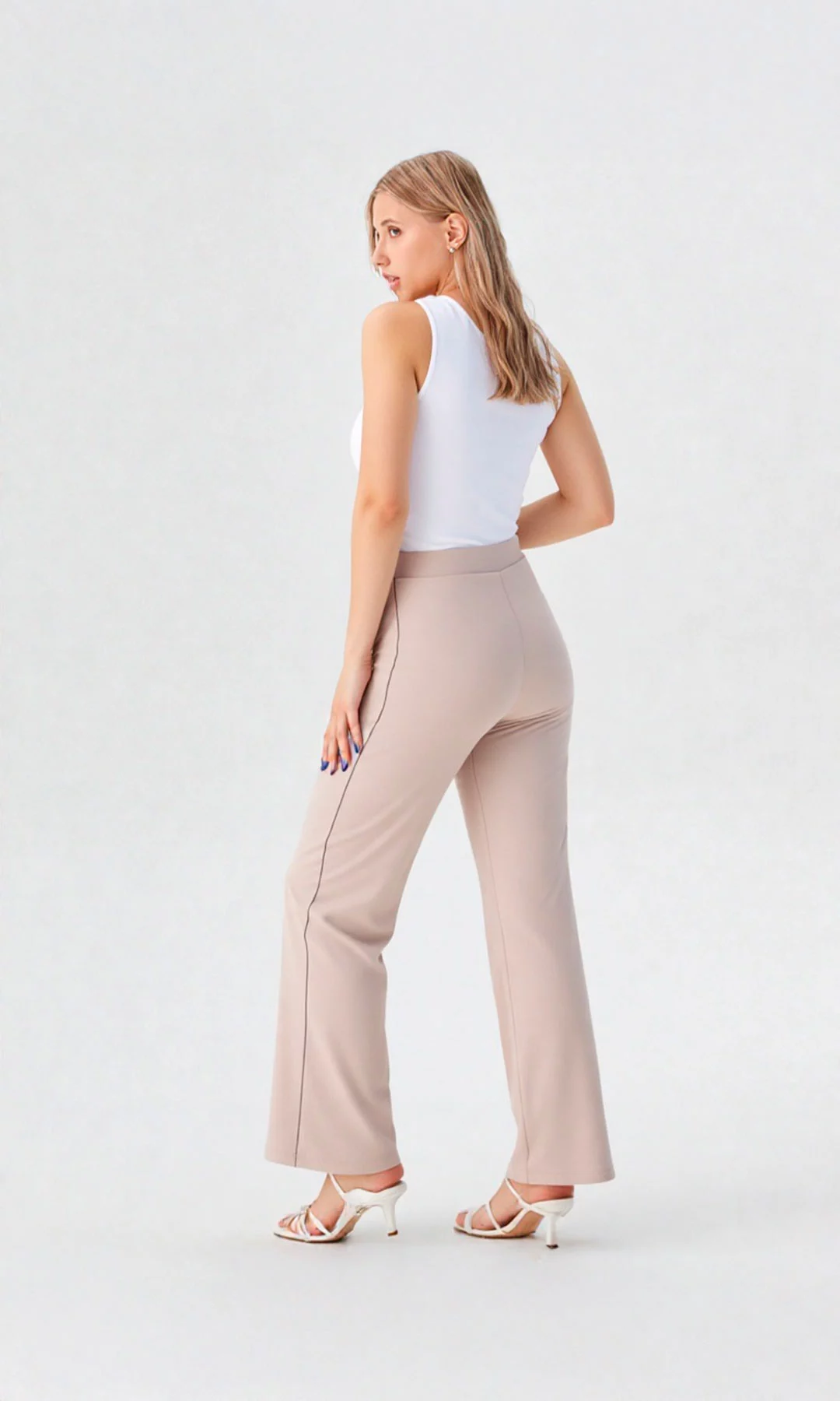 Pantalón mujer unicolor - Imagen 7