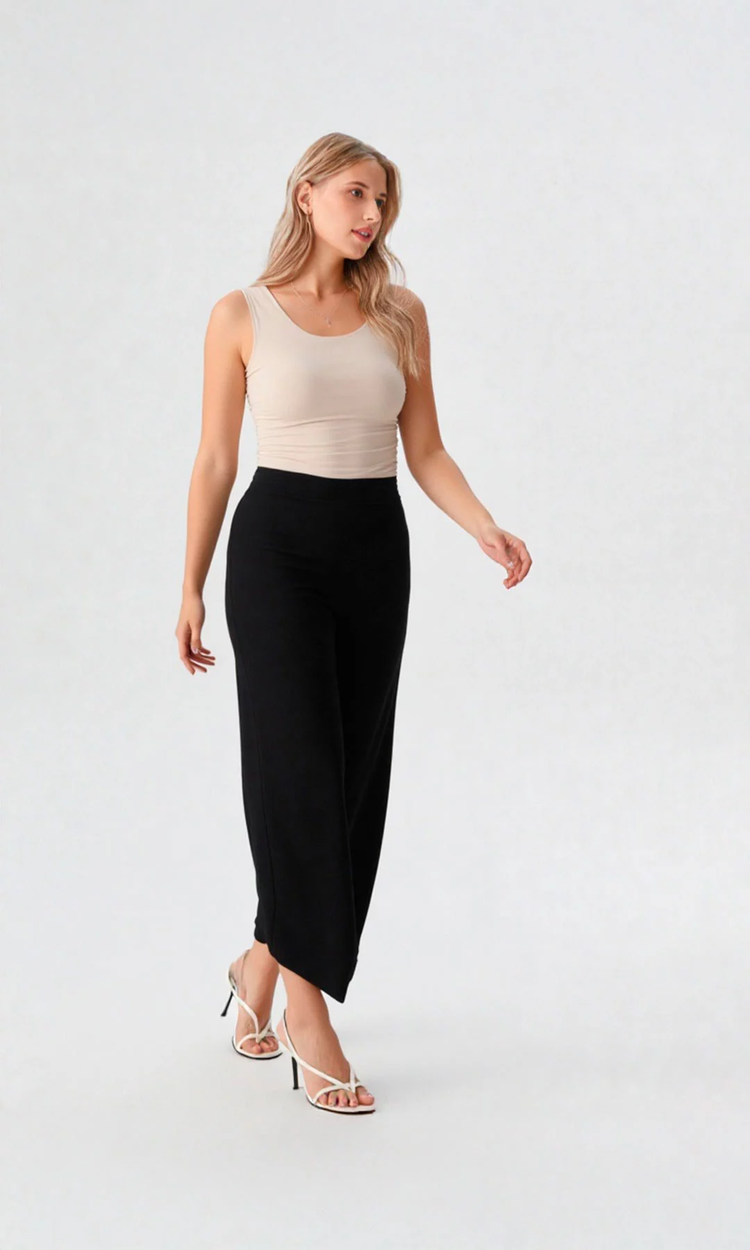 Pantalón mujer unicolor - Imagen 2