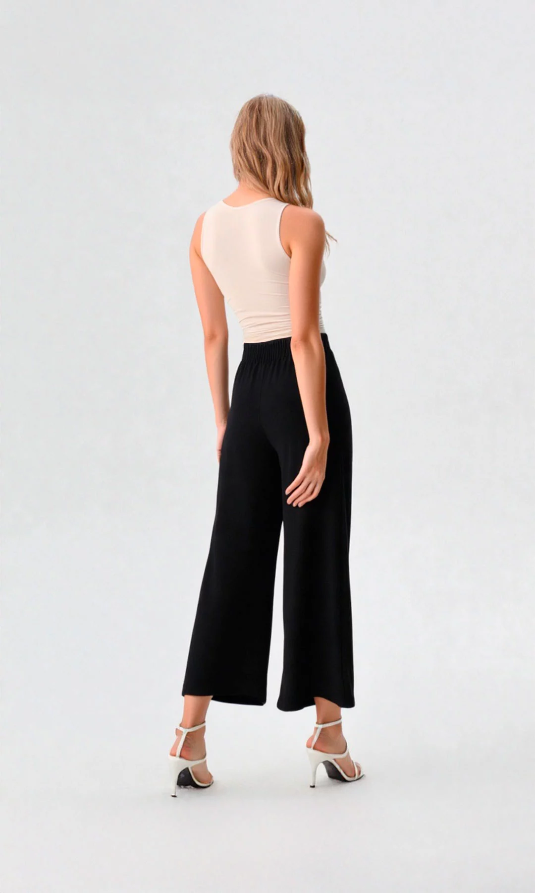 Pantalón mujer unicolor - Imagen 3