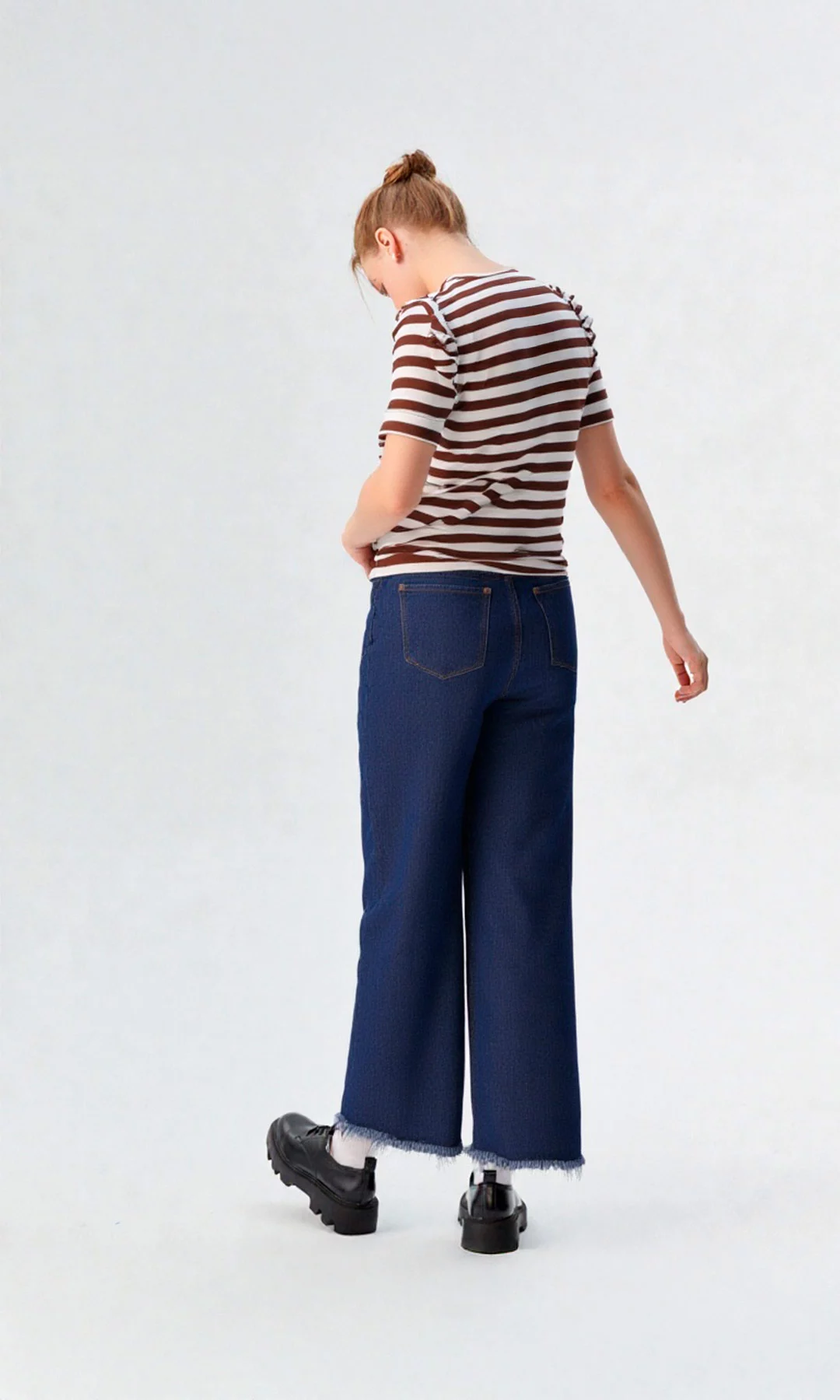 Camiseta mujer manga 3/4 rayas - Imagen 11