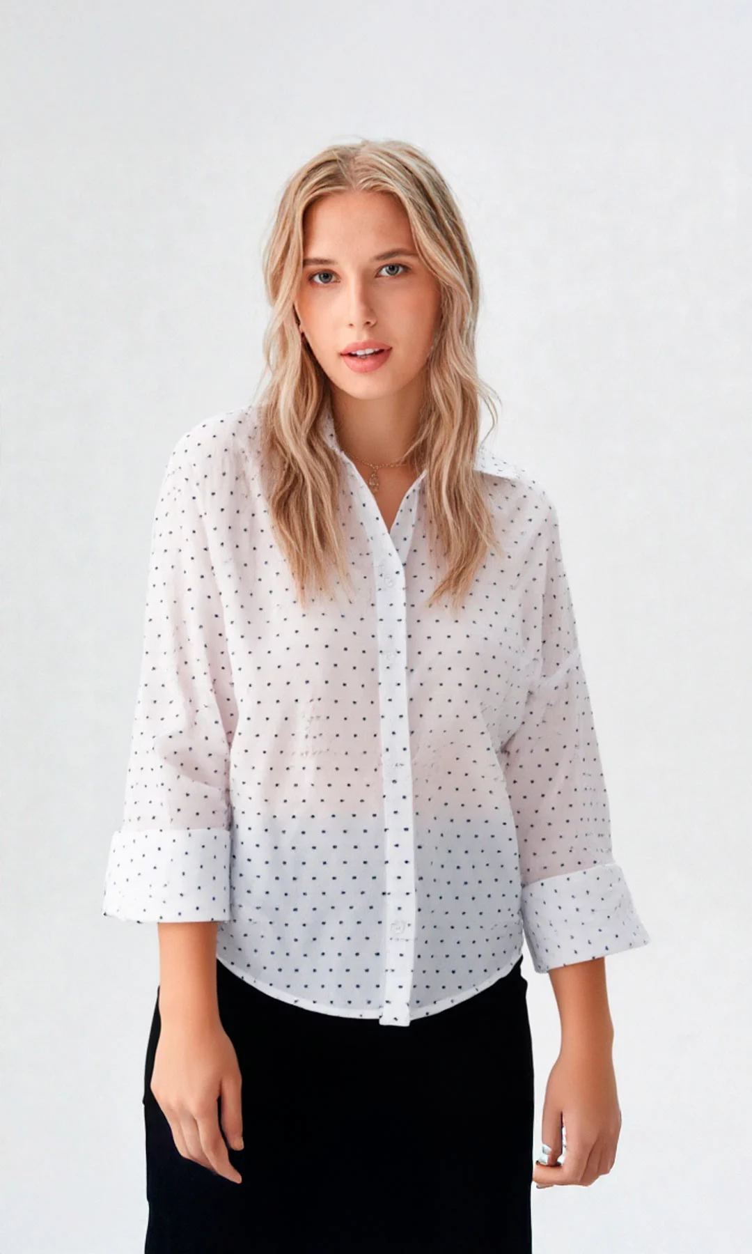 Blusa mujer manga 3/4 estampada - Imagen 4