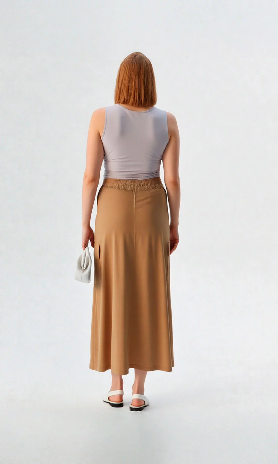 Falda mujer unicolor - Imagen 3