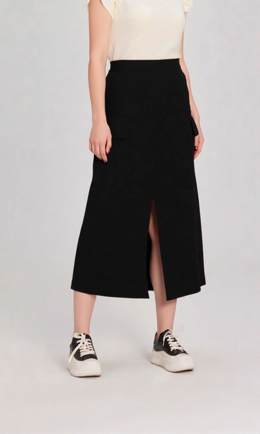 Falda mujer unicolor - Imagen 6