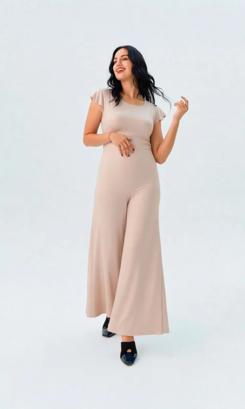 Enterizo mujer manga corta unicolor