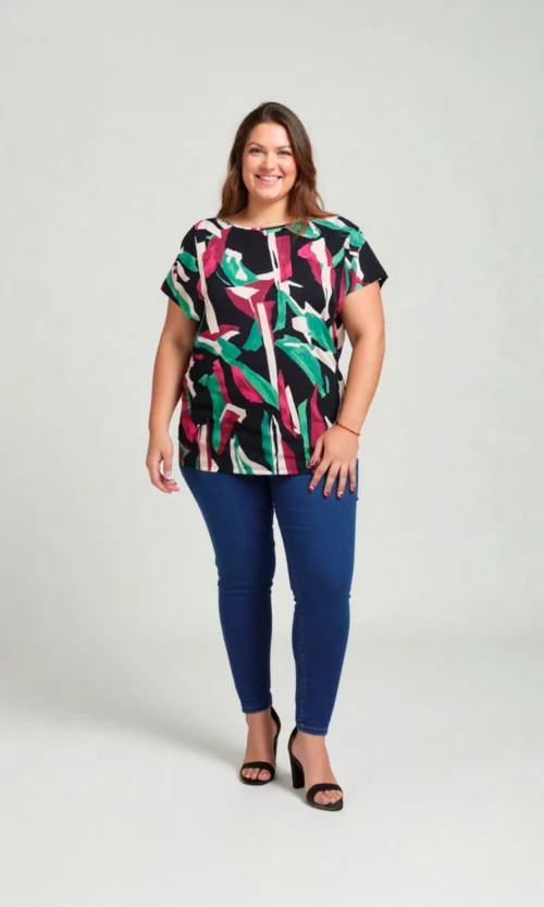 Camiseta mujer estampada