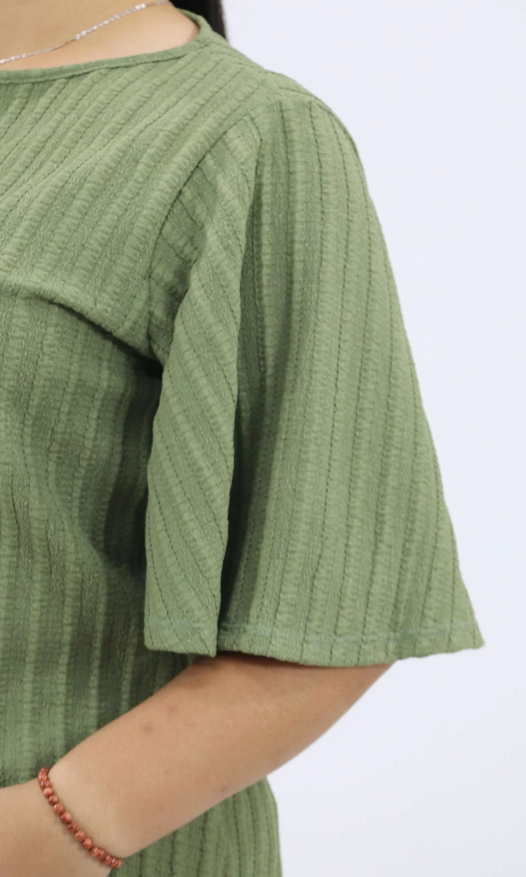 Camiseta mujer manga 3/4 unicolor - Imagen 4