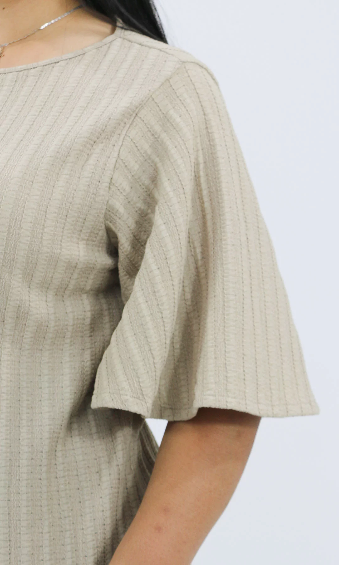 Camiseta mujer manga 3/4 unicolor - Imagen 8