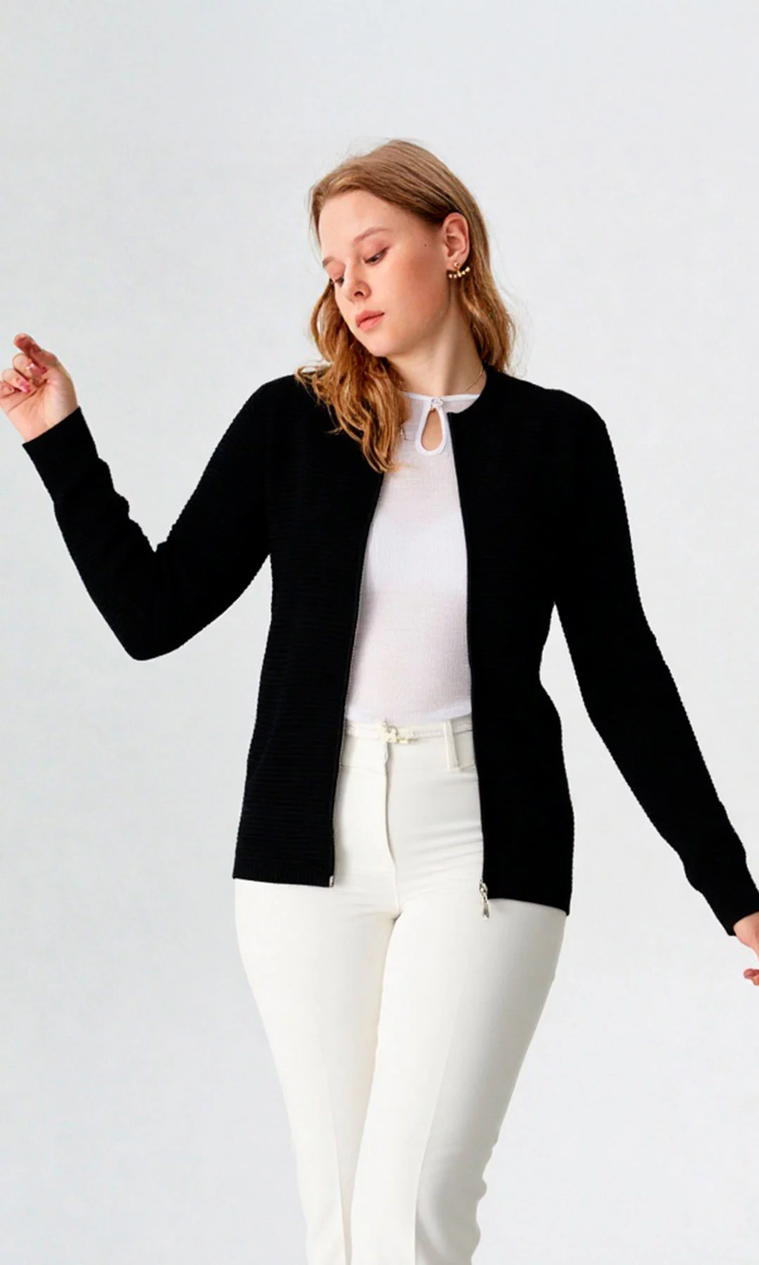 Saco mujer unicolor - Imagen 3