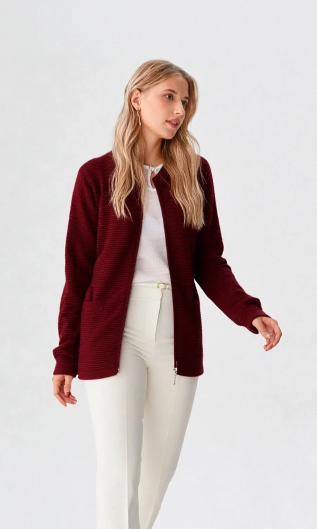 Saco mujer unicolor - Imagen 6