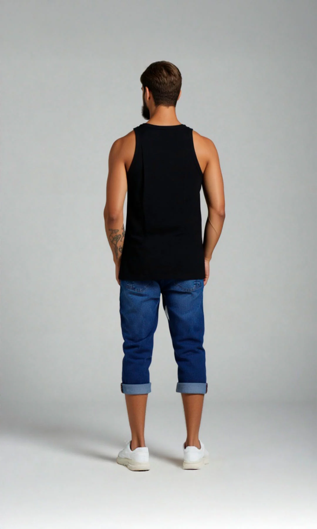 Camisilla hombre manga sisa unicolor - Imagen 6