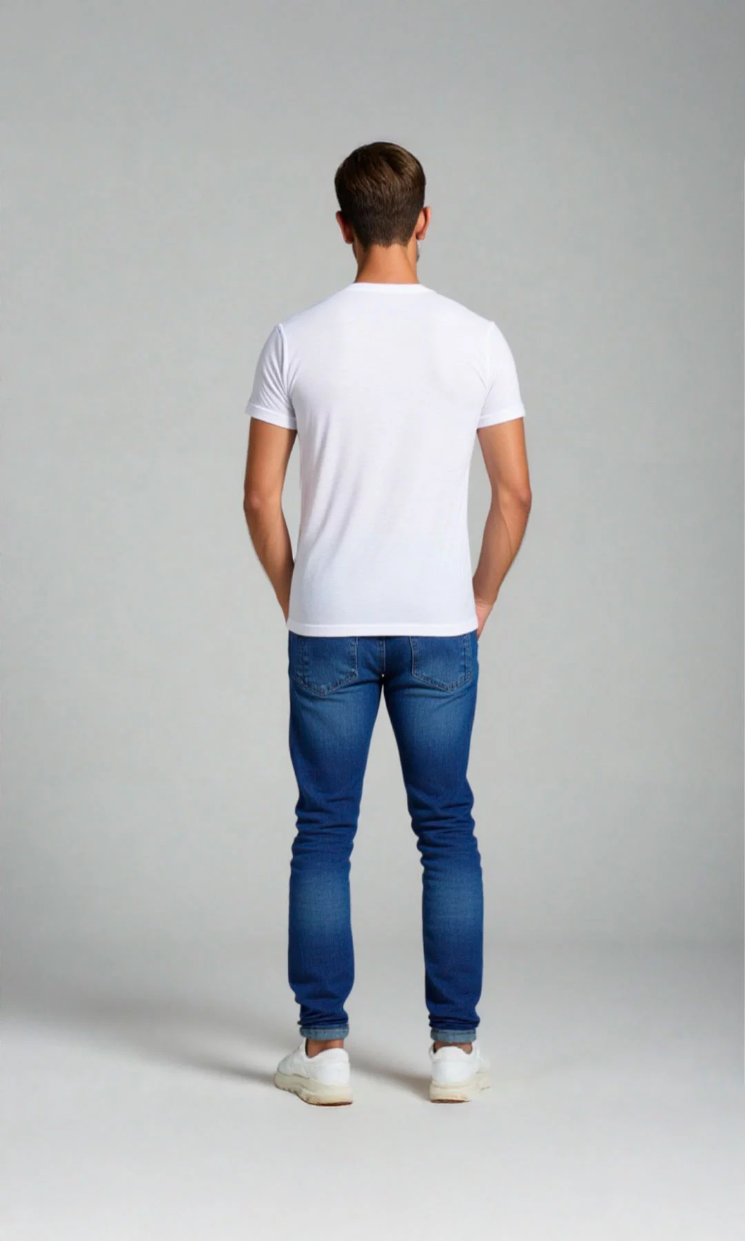 Camisilla hombre manga corta unicolor - Imagen 3