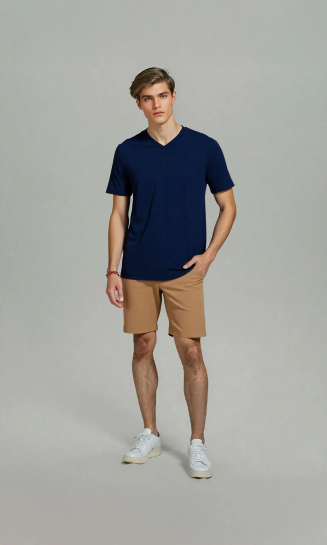 Camisilla hombre manga corta unicolor - Imagen 4