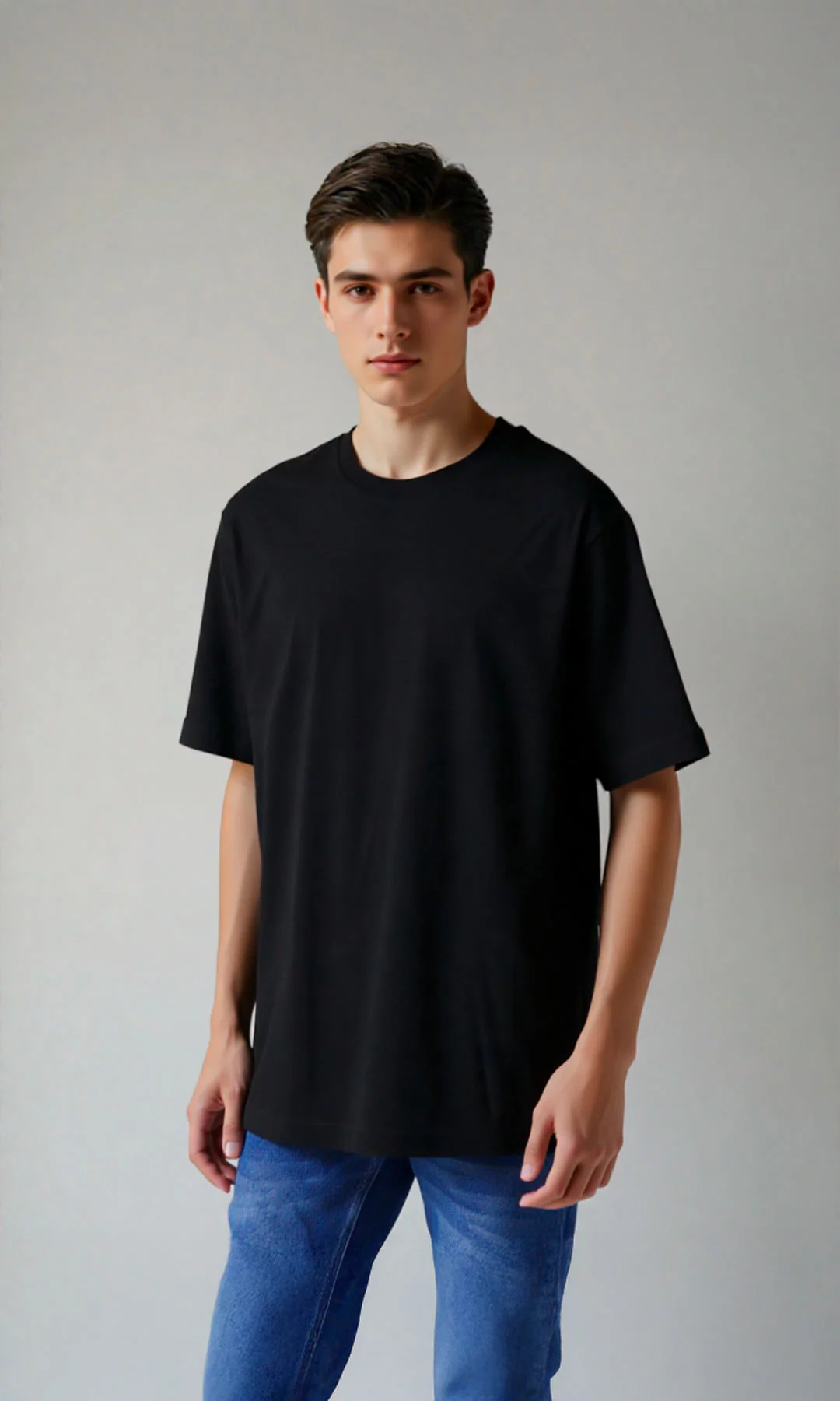 Camisilla hombre manga corta unicolor - Imagen 2