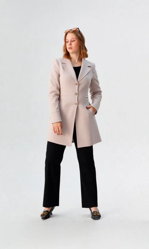 Gabán mujer unicolor