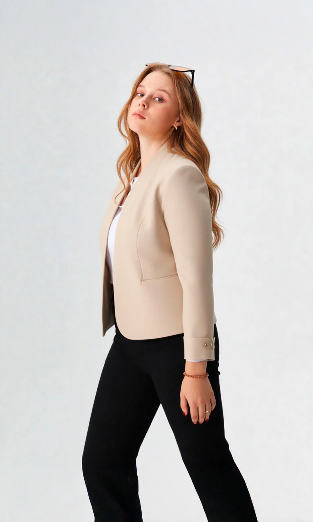 Chaqueta mujer unicolor - Imagen 6