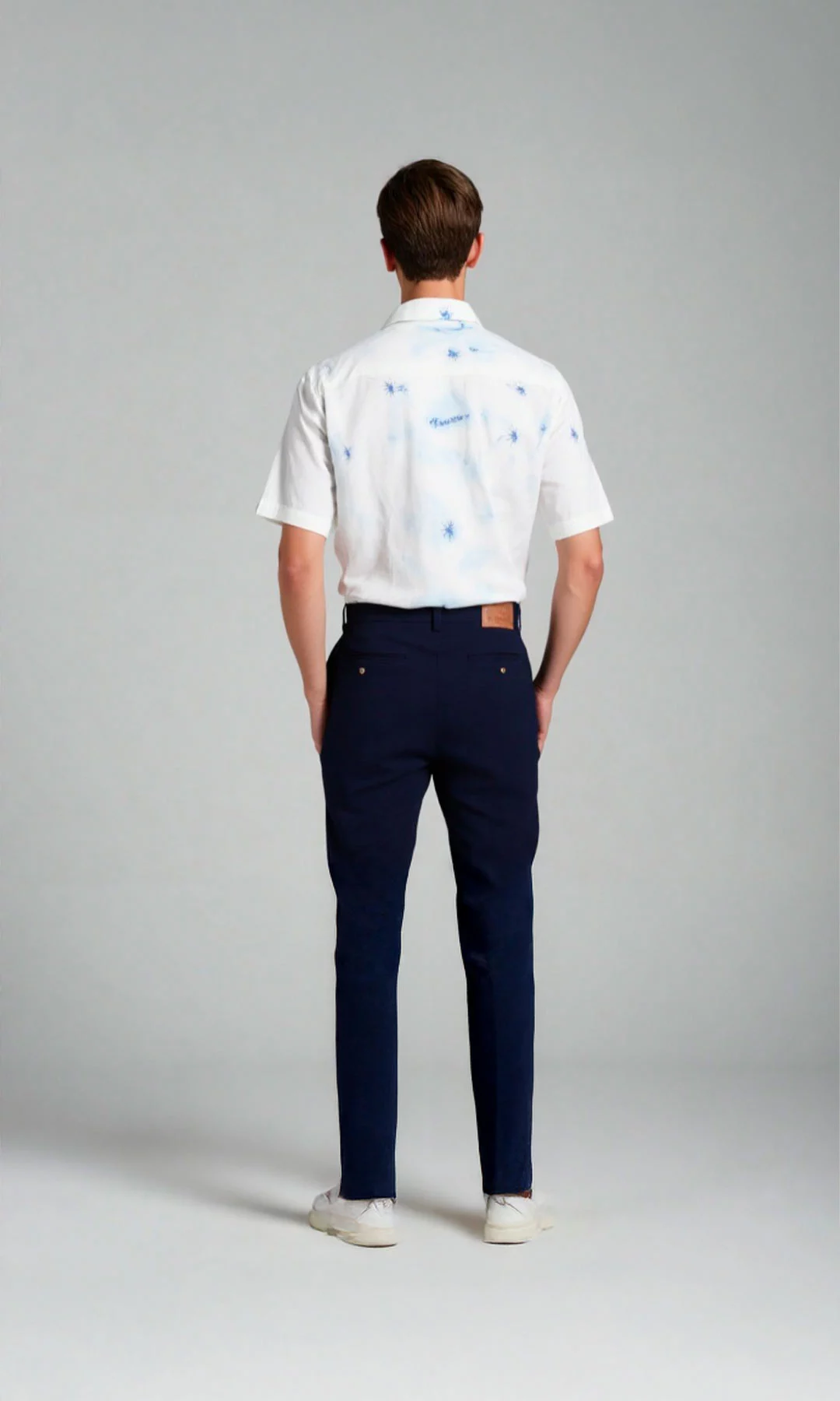 Pantalón hombre unicolor - Imagen 6