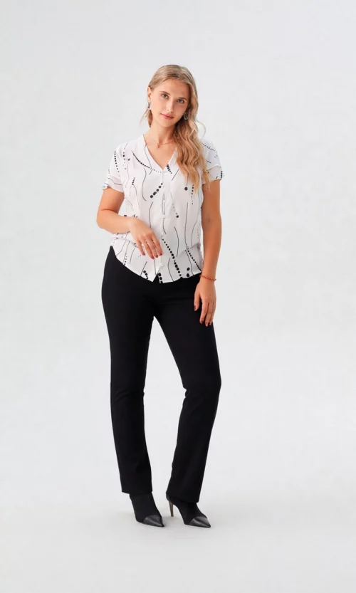 Blusa mujer manga corta pepas