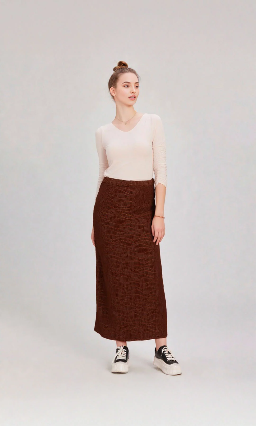 Falda mujer unicolor - Imagen 7