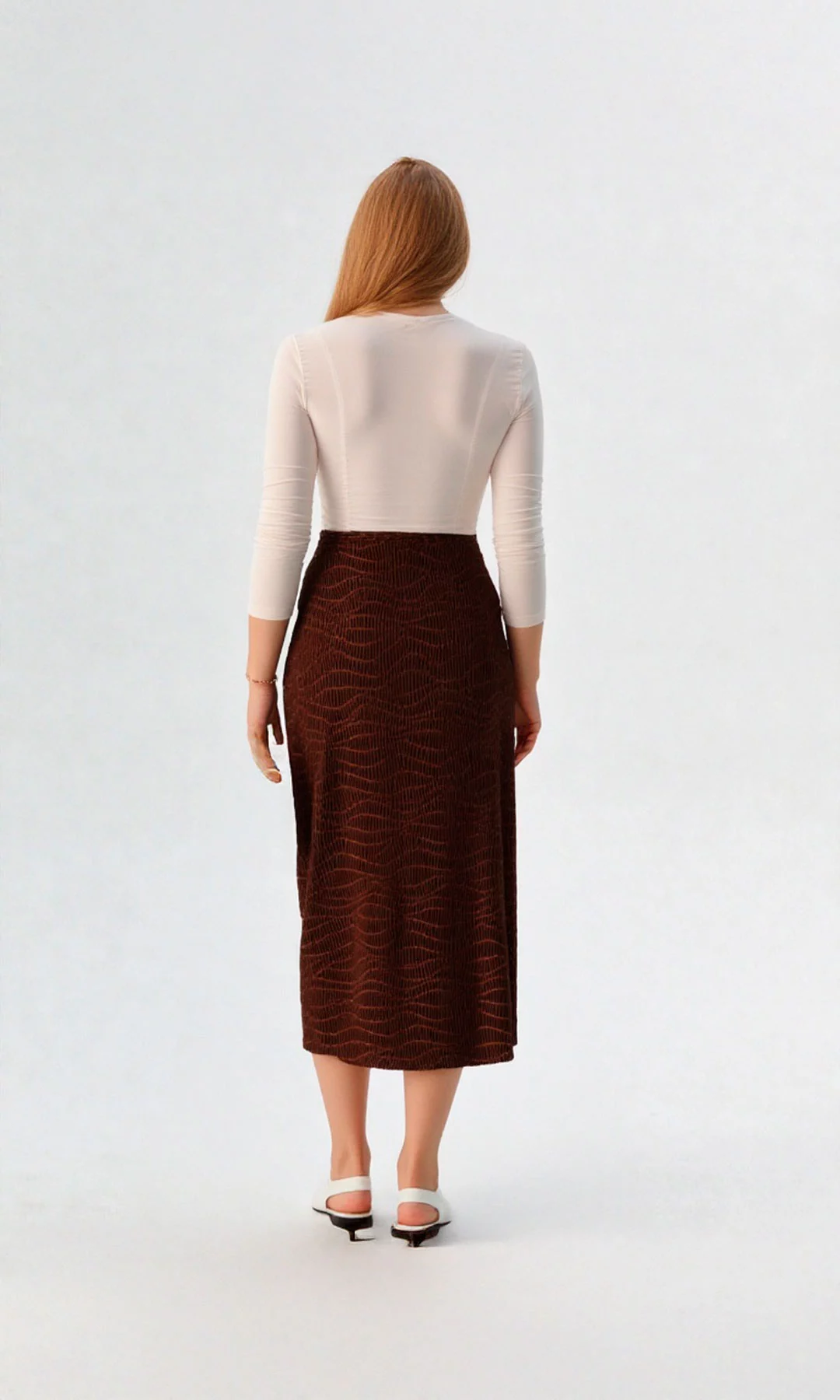 Falda mujer unicolor - Imagen 9