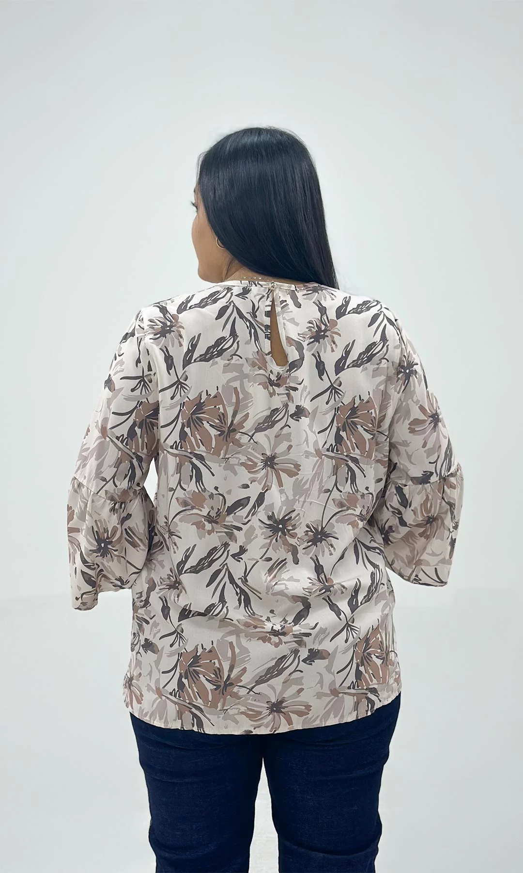 Blusa mujer manga 3/4 estampada - Imagen 5