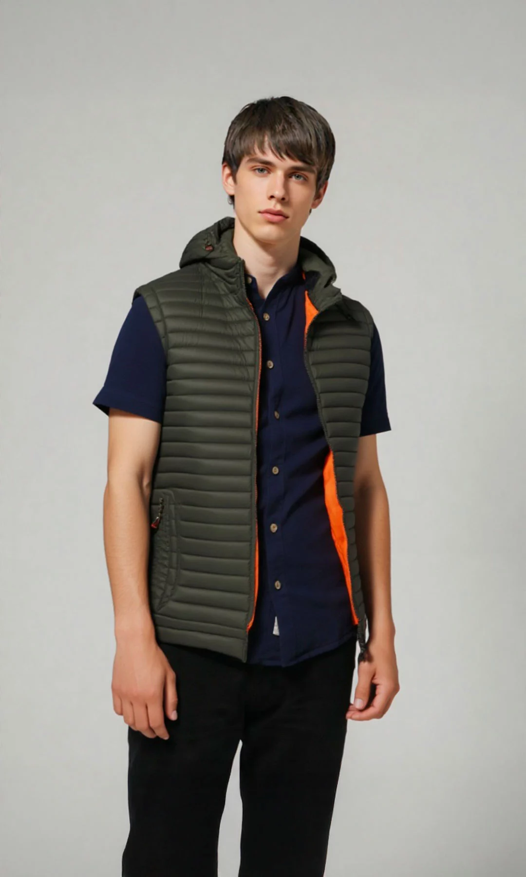 Chaleco hombre unicolor - Imagen 2