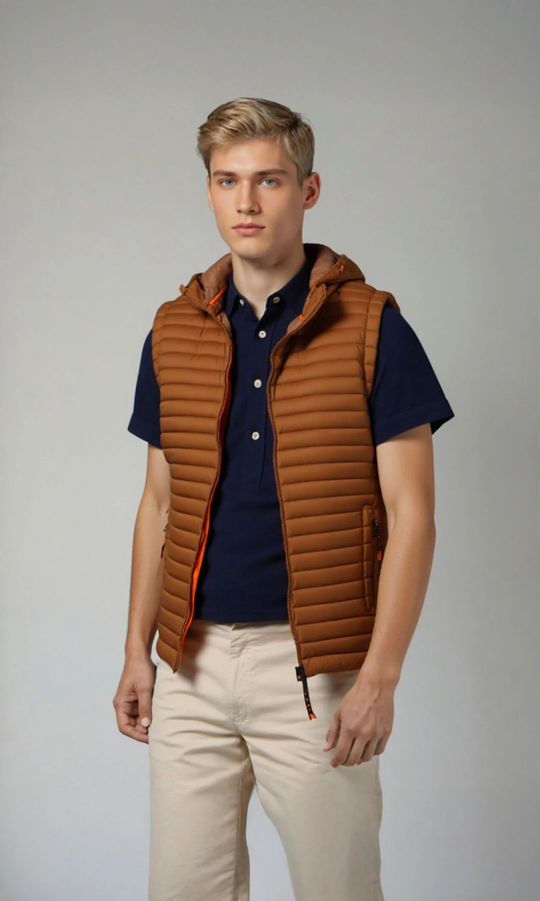 Chaleco hombre unicolor - Imagen 4