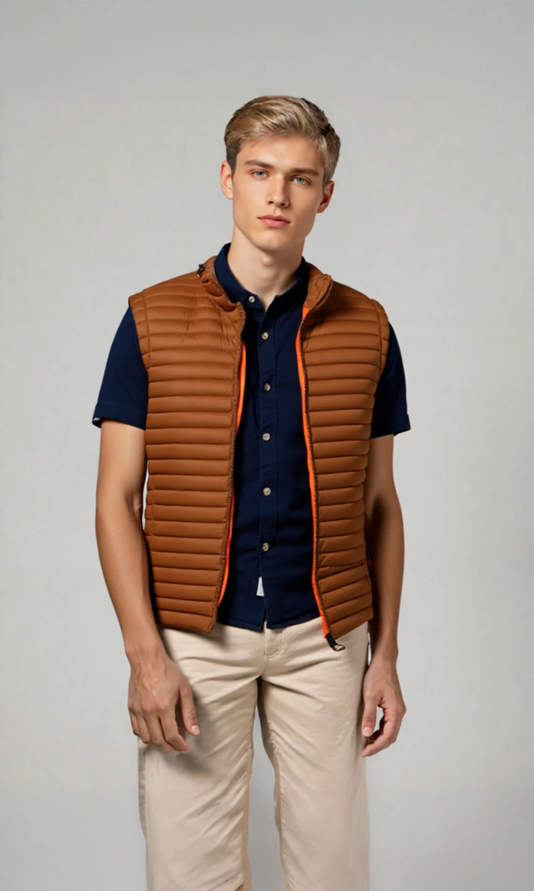 Chaleco hombre unicolor - Imagen 5