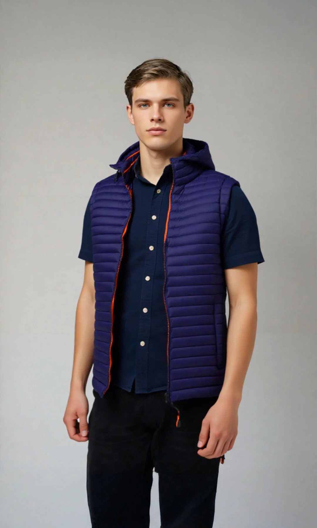 Chaleco hombre unicolor - Imagen 7