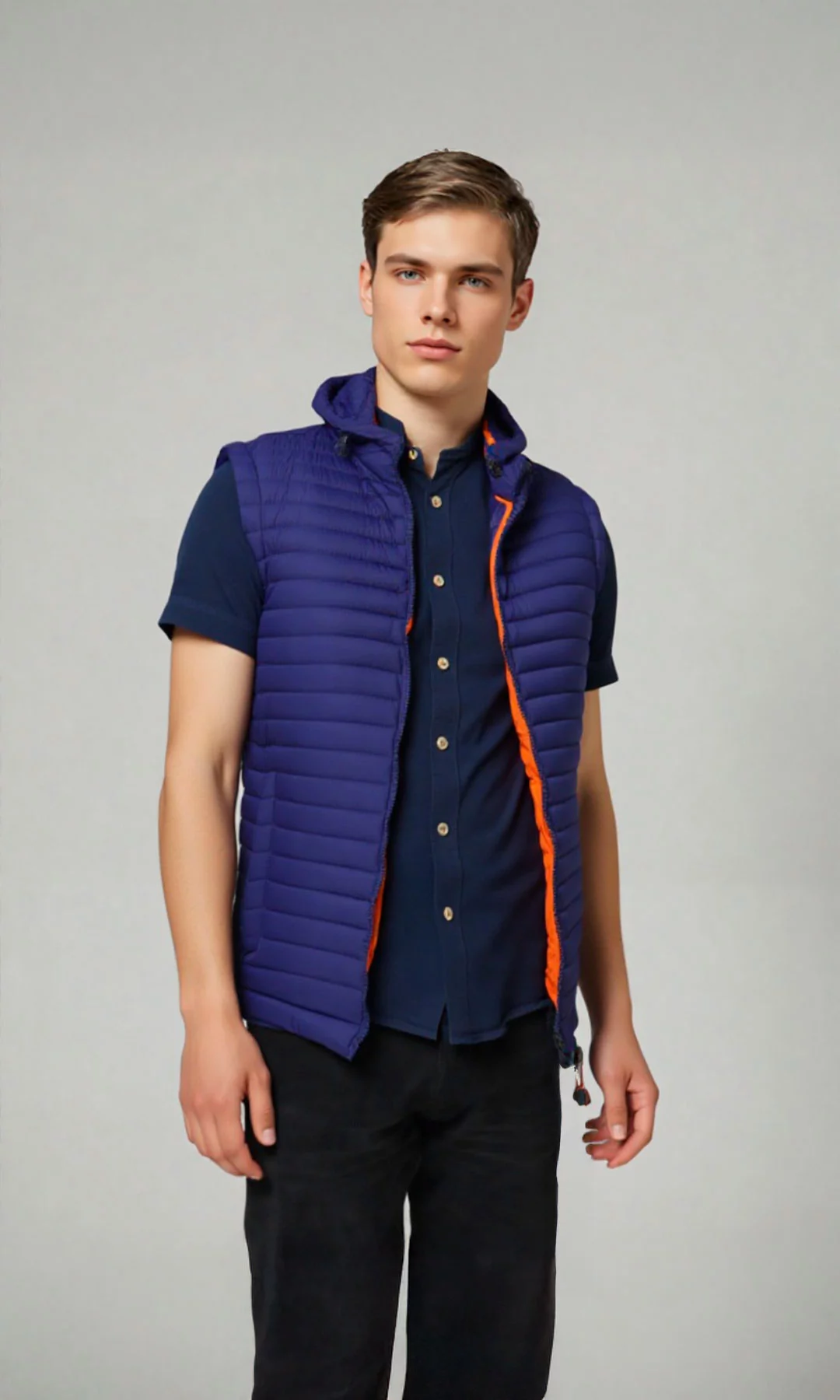 Chaleco hombre unicolor - Imagen 8