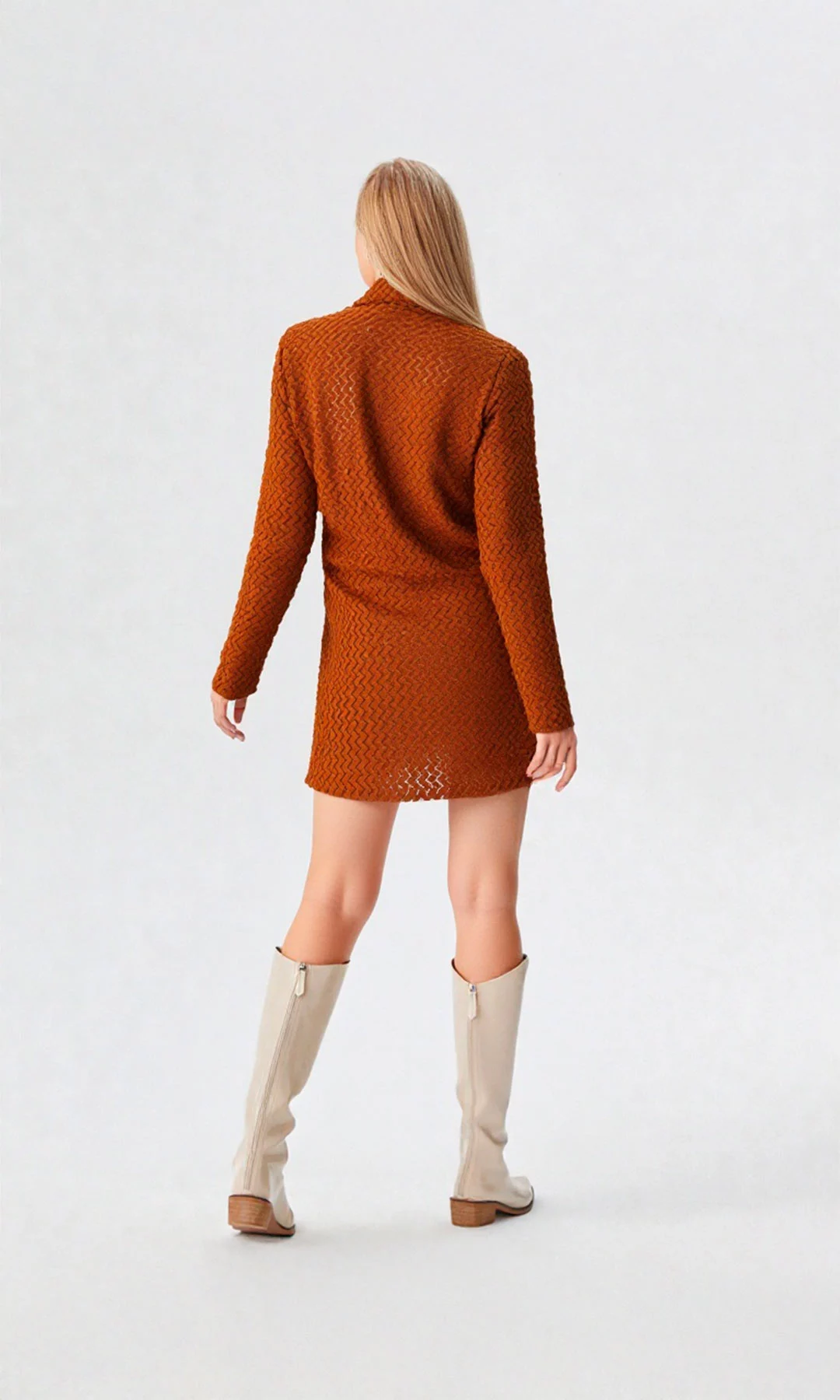 Capa mujer manga larga unicolor - Imagen 6