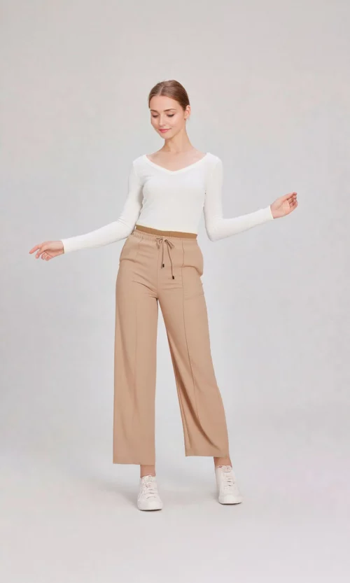 Pantalón mujer unicolor