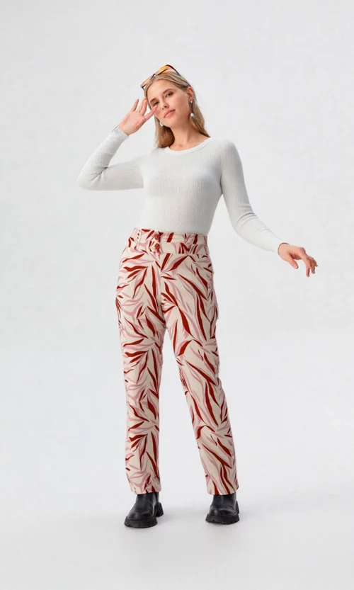 Pantalón mujer estampado