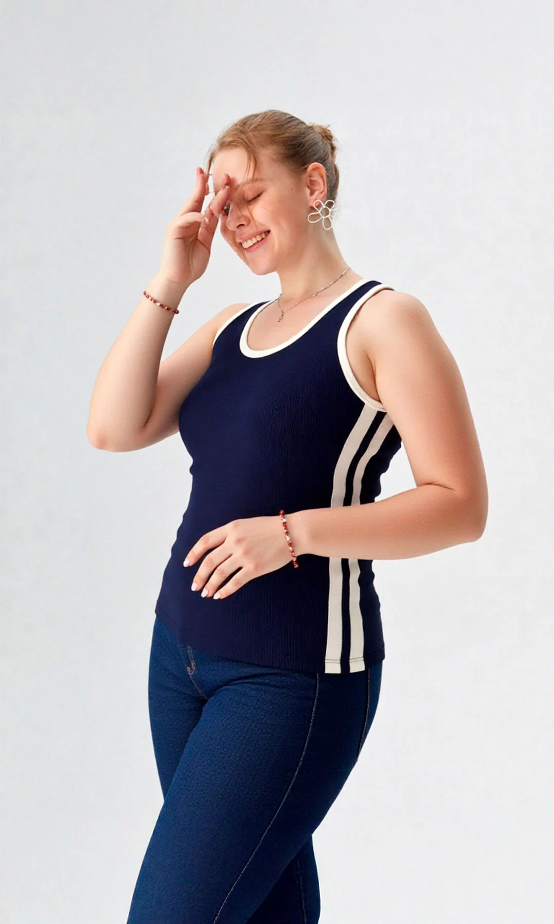 Camiseta mujer manga sisa unicolor