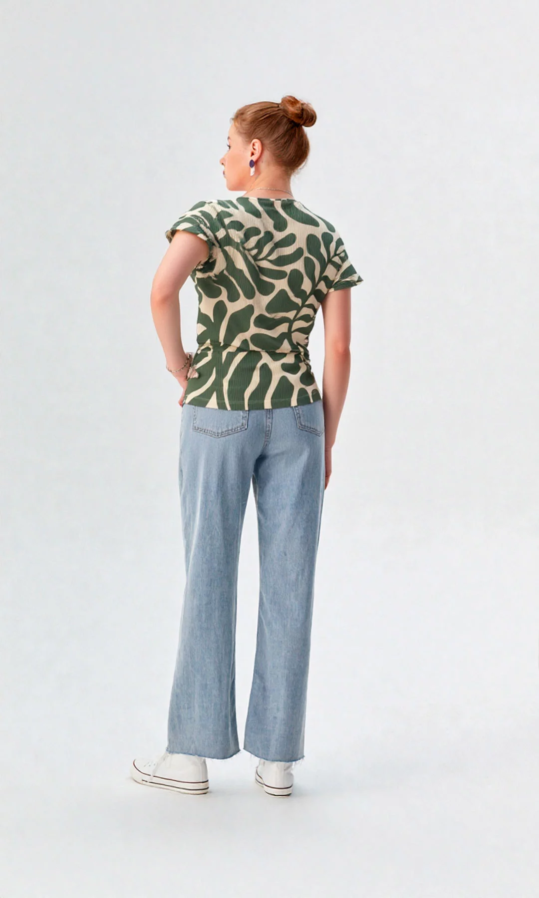 Camiseta mujer manga corta estampada - Imagen 3