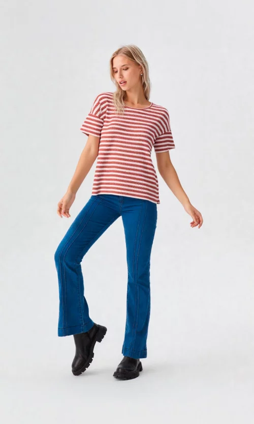 Camiseta mujer rayas