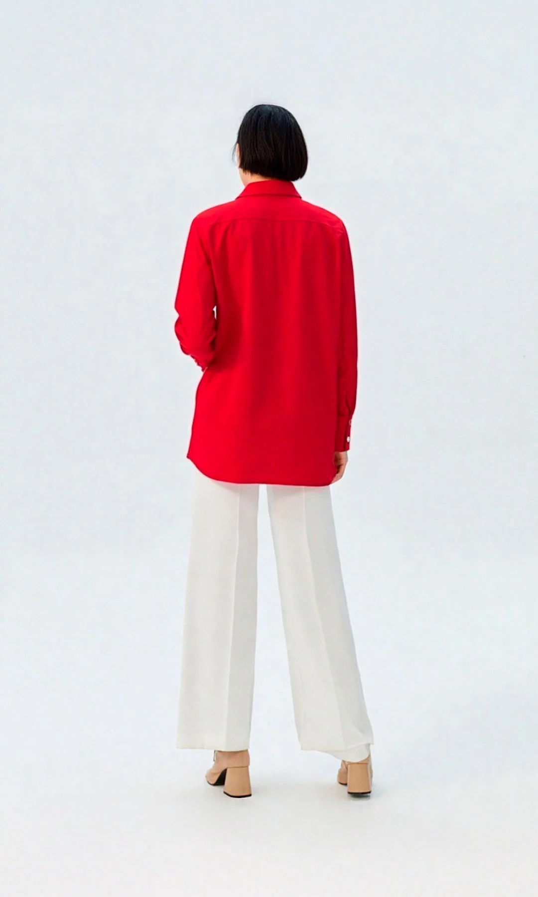 Blusa mujer manga larga unicolor - Imagen 19