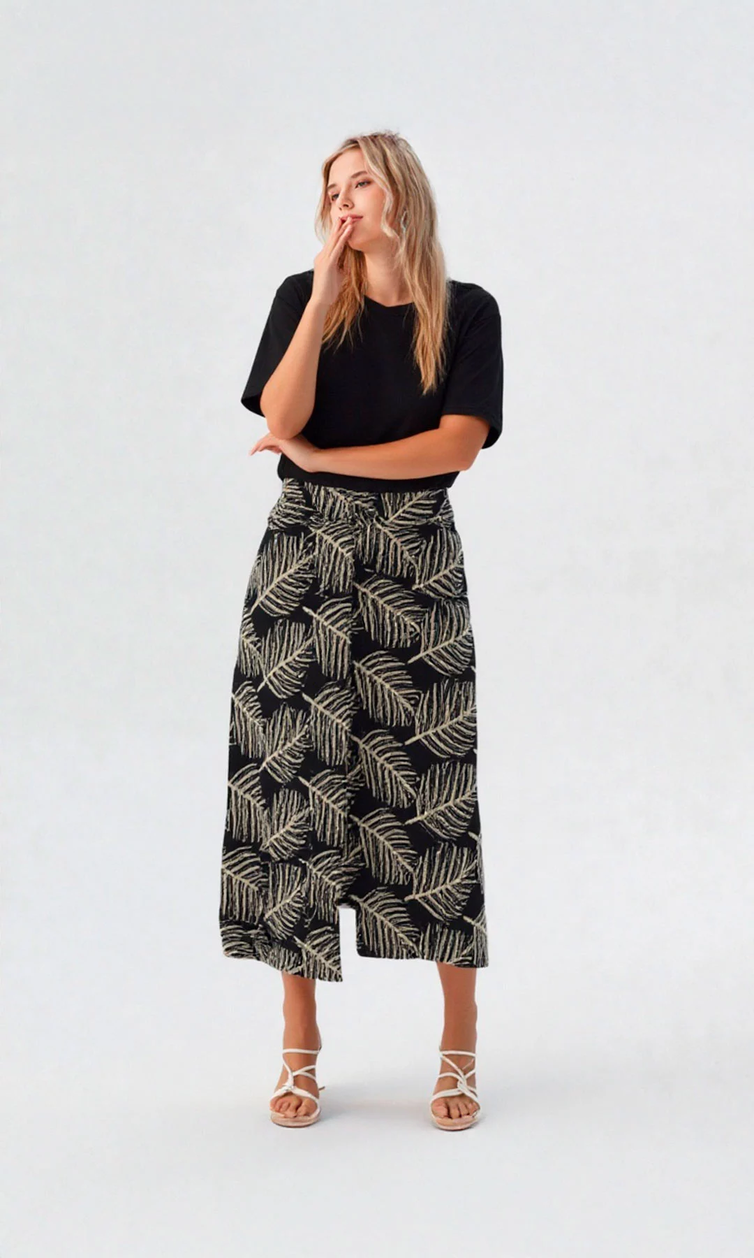 Falda mujer unicolor - Imagen 3